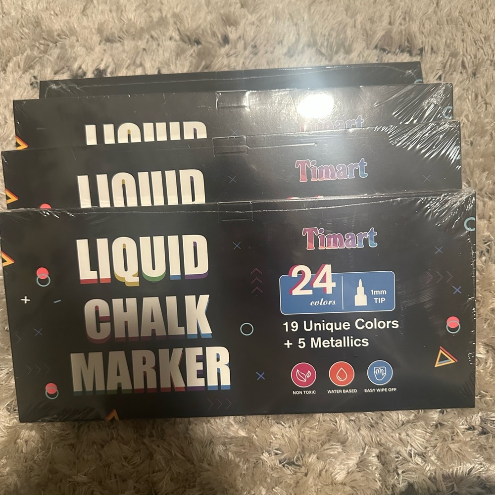 Liquid Chalk Marker Set - 24 Colors